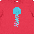 thumbnail image 4 of Inktastic Cute Jellyfish, Little Jellyfish, Blue Jellyfish Girls Baby T-Shirt, 4 of 5