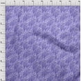 thumbnail image 3 of oneOone Polyester Lycra Purple Fabric Florals Diy Clothing Quilting Fabric Print Fabric By Yard 56 Inch Wide, 3 of 4
