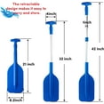 thumbnail image 2 of Telescoping Boat Paddle Collapsible Oar for Boat 21'' - 42'', Collapsible Paddle for Boat Kayaking Rafting Jet Ski Canoe Outdoor Kayak Water Sports and Safety Boat Accessories 2 Pack, 2 of 14