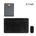 thumbnail image 1 of Teclado Bluetooth Mini Teclado Universal Inalámbrico Recargable para Tableta con Bolsa de Almacenamiento para Ratón, Tipo 3, Negro, 9.7 pulgadas Sweethay EL001049-06B, 1 of 2