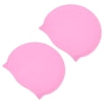 thumbnail image 1 of Gorro de Natación ANGGREK 2 Uds Unisex Adulto Impermeable Cómodo Silicona Piscina CapPink, 1 of 8