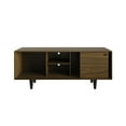 thumbnail image 5 of Castle Place Mid-Century Modern TV Stand Console for TVs up to 60", Brown, 5 of 9