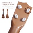 thumbnail image 3 of KAKOWELY ukulele Children Small Size Musical Instruments Imitated Ukulele Mini Guitar Playing Toy with Four Strings (44cm, Coffee)17.32"X5.91"X2.36", 3 of 4