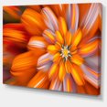 thumbnail image 3 of Designart Massive Orange Fractal Flower Canvas Wall Art, 3 of 4