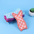 thumbnail image 3 of 10 Pcs Queue de Sirène Réutilisable Porte-Popsicle Sacs Isolation Congélation Manchons à Glace avec Bords Cousus pour Enfants (Couleur Mixte), 3 of 9