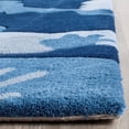 thumbnail image 2 of Runner Rug in Black and Blue, 2 of 3