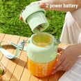 thumbnail image 4 of Licuadora Portátil, Licuadora Personal De 800 Ml Para Batidos Y Batidos, Taza De Exprimidor Portátil Recargable Con Pajitas Y Correa Para Hombros Para Oficina, Gimnasio,, 4 of 7