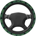 thumbnail image 2 of Tropical Leaf Steering Wheel Cover Auto Steering Wheel Protector 15 inch Fit Auto SUV Vans Trucks, 2 of 4