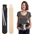 thumbnail image 1 of Calientamanos Bolsa de agua caliente larga con cubierta de felpa 2L Botella de agua caliente de goma de gran capacidad Calentador de pies de mano para cama Compresa caliente Terapia de frío Alivio del Abanopi Calientamanos, 1 of 6