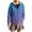 Blue, variant on Women's Ombre Zip-Up Hoodie, Long Sleeve Drawstring Casual Jacket with Pockets - Trendy Outerwear Pink S