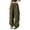 Green, variant on MIASHUI Womens Cargo Pants Casual Drawstring Baggy Joggers Trousers Streetwear,Green,XL