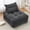 Dark Gray, variant on BEHOST Adults Convertible Sofa Bed, 3-in-1 Folding Futon Couch Sleeper Chair, Black