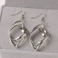 thumbnail image 6 of UDIYO Party Elegant Women Spiral Linked Water Drop Long Dangle Hook Earrings Jewelry, 6 of 7