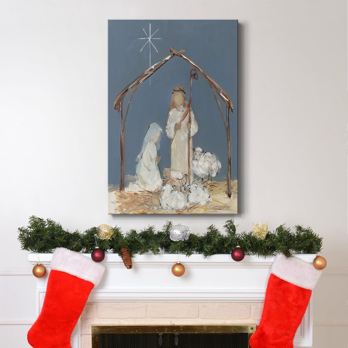 Twilight Nativity Prayer- Gallery Wrapped Canvas
