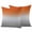Gray Orange, variant on Burnt Orange Gray Ombre Outdoor Pillow Covers 16x16 Set of 2,Waterproof Patio Throw Pillowcase Protectors,Modern Gradient Abstract Art Decorative Pillow Shams Cushion Covers for Seat Bed Couch Sofa