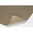 thumbnail image 4 of 7' x 12' Soft and Durable Ribbed Pattern Indoor/Outdoor Area Rugs Lightweight and Flexible for Easy Cleaning and Transport. 100% PET Fiber (Color: Taupe), 4 of 7