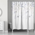 thumbnail image 2 of Creative Products Blue Falling Branches 71x74 Shower Curtain, 2 of 7