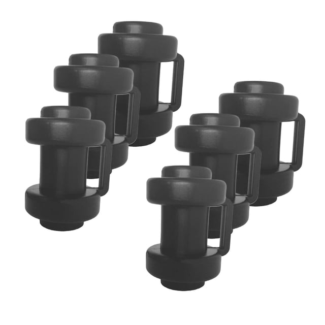 QualitChoice Capuchons de Poteau de Trampoline Pièces de Remplacement pour Extérieur 8 Pcs 6 Pcs