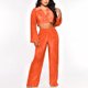 thumbnail image 1 of Puntoco Mujeres 2 Piezas Plisado Trajes Casual Camisa De Manga Larga Pantalones De Pierna Ancha Traje Liquidación Puntoco Puntoco-1559, 1 of 7