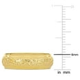 thumbnail image 4 of Ladies 6mm Antique Filigree Wedding Band in 14k Yellow Gold, 4 of 6
