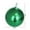 *New--Green, variant on Giant Inflatable Christmas Ball Ornaments, Metallic Finish Outdoor Hanging Decor, Festive Ornament for Patio & Garden Holiday Decoration