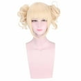 thumbnail image 4 of High-Temperature Silk Split-Band Clip-in Wig - Golden Ponytail & Bangs, Adjustable Clip-in Synthetic Hair, Fashion Wig for Girls, Cosplay Party Wig, Holiday Wig Wedding, Halloween, Christmas,Season,, 4 of 8