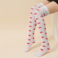 thumbnail image 3 of Tiqkatyck Ankle Socks Clearance, Women Girls Valentine's Day Socks Heart Love Prints Socks Party Costume Accessories Compression Socks for Women Crew Socks for Women No Show Socks Womens White, 3 of 4