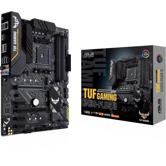 Tarjeta Madre ASUS TUF GAMING B450-PLUS II AMD AM4 DDR4 ATX Asus TUF GAMING B450-PLUS II