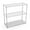 Chrome, variant on pouseayar 3 Tier NSF Metal Shelf Wire Shelving Unit, 1050lbs Capacity Heavy Duty Adjustable Storage Rack with Shelf Liners for Closet Kitchen Garage Basement, 48" H x 48" L x 18" D - Chrome