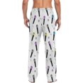 thumbnail image 4 of FREEAMG Men's Cotton Pajama Pants Lounge Sleep Pants Soft Sleepwear Pajama Bottoms with Pockets, 4 of 7