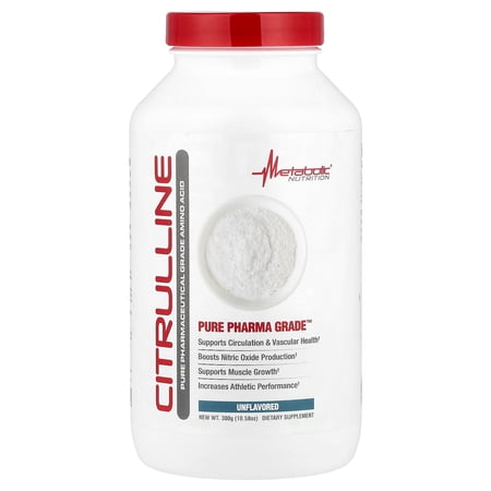 Metabolic Nutrition Citrulline, Unflavored , 10.58 oz (300 g)