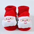thumbnail image 1 of Santa Figure Knit Socks Cute Baby Snowman Socks Toddler Socks Stockings, 1 of 4
