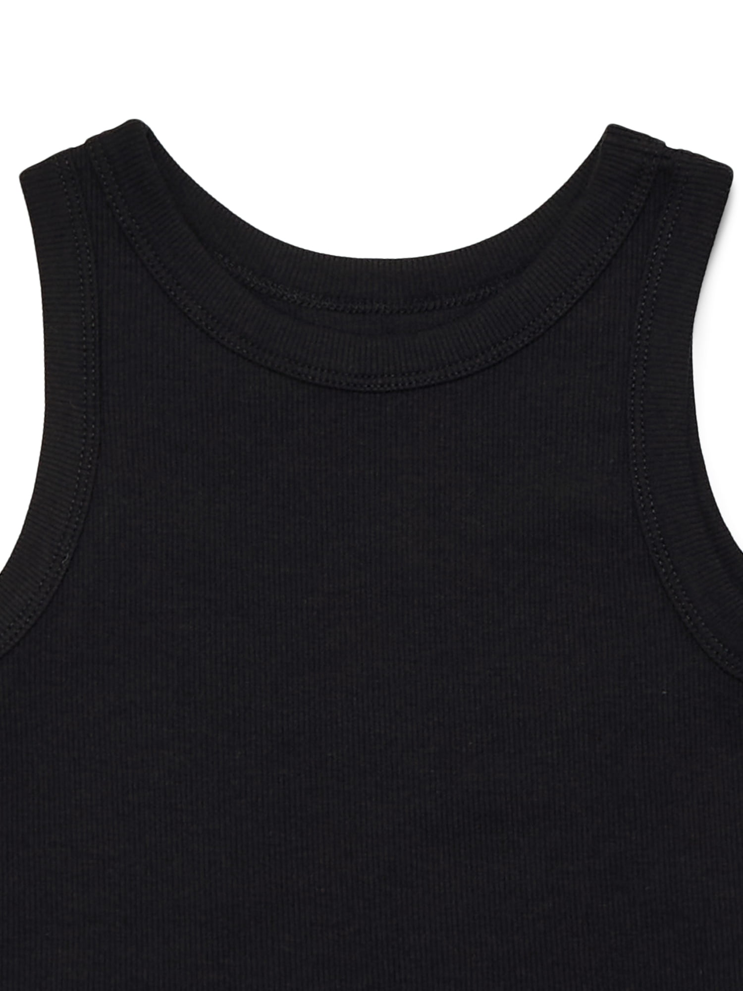 Wonder Nation Girls Kid Tough Tank Tops, 3-Pack, Sizes 4-18 and Plus
