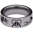 thumbnail image 4 of Love Birds Tungsten Carbide Ring, 4 of 9