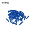 thumbnail image 3 of Goma Extremo Tapas, 60uds Redondo Tornillo Rosca Protector 1,6mm Diámetro Perno Tapa Cubierta Agujero Tapones para Tubo Tubería Varilla Tuerca Muebles, Azul, 3 of 5