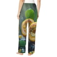 thumbnail image 2 of Bingfone Pajamas for Women,Fresh Passion Fruit Still Life Pajama Pants with Pockets-Medium, 2 of 7