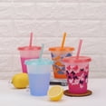 thumbnail image 1 of Mainstays Kids Color-Changing PP Tumbler, 480mL, 4-Pack, 1 of 17