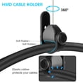 thumbnail image 4 of Peggybuy VR Headset Cable Management System for Oculus Rift S PS VR (6pcs Black), 4 of 9
