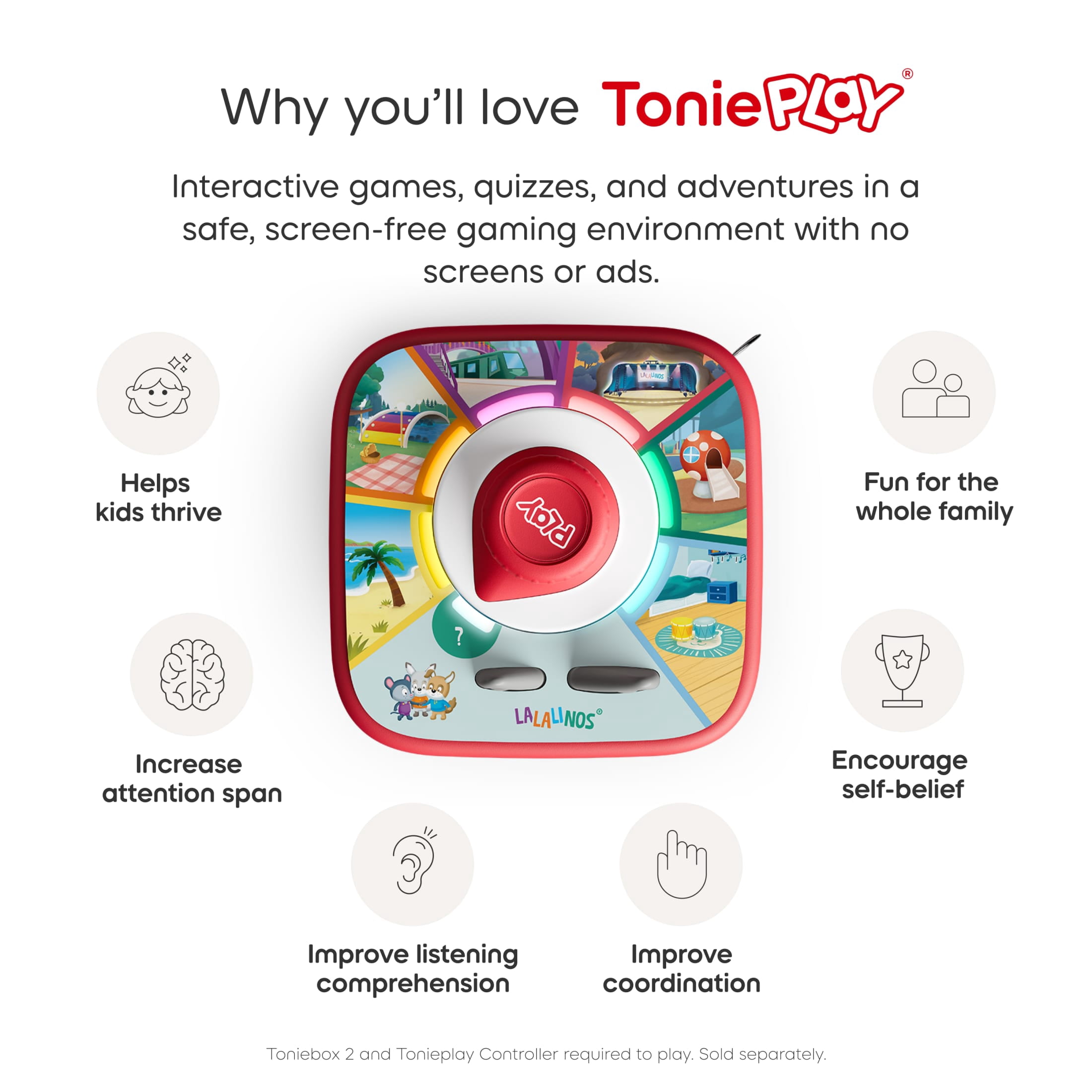 tonies Lalalinos Find the Photo Tonieplay Game Set, Requires Toniebox 2, Age Group 3+
