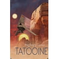 thumbnail image 4 of Star Wars: Tatooine - Visit Tatooine by Russell Walks 23 Wall Poster with Pushpins, 22.375" x 34", 4 of 4