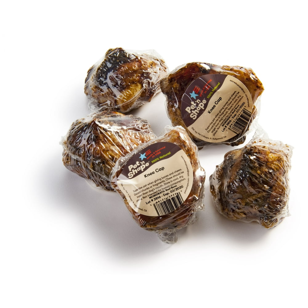 Pet 'n Shape AllNatural Beef Knee Caps for Dogs, 5 Count