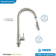 thumbnail image 3 of MEER Faucets by CNX Fregadero de Cocina de Doble Tina con Mezcladora Monomando y Kit de Instalación Tarja Doble para cocina (Gris), 3 of 14