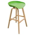 thumbnail image 6 of Brentwood Bar Height Stool w/ Green PP Seat  Molded Bamboo Frame by Diamond Sofa, 6 of 8