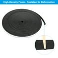 thumbnail image 5 of Uxcell 1 Set Weather Stripping Door Seal Self Adhesive Black 1/2 inch x 1/16 inch x 66 ft, 5 of 6