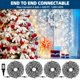 thumbnail image 4 of Cadena de luces MZD8391, 105 pies, 300 LED, color blanco, 8 modos de memoria, 4 of 9