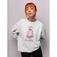 thumbnail image 2 of "Follow Your Dreams" Cute Quote. Sweatshirt Women -Image by Shutterstock, Female 3X-Large, 2 of 4