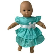 Doll Clothes Superstore Mint Ruffles Dress Fits 15-16 Inch Baby Dolls