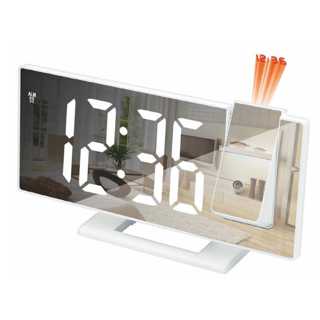 LED projection clock multi-function digital alarm clock automatic photosensitive electronic clock