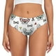 thumbnail image 1 of Balery Cute French Bulldog Ropa Interior de Algodón para Mujer con Dibujo – Braguitas Cómodas y Elásticas, Estilo Clásico-4X-Large, 1 of 6