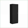 thumbnail image 4 of Kitchen Pantry 47"H One Door Cabinet, Four Interior Shelves, Black | Particle Board | Particle Board, 4 of 7